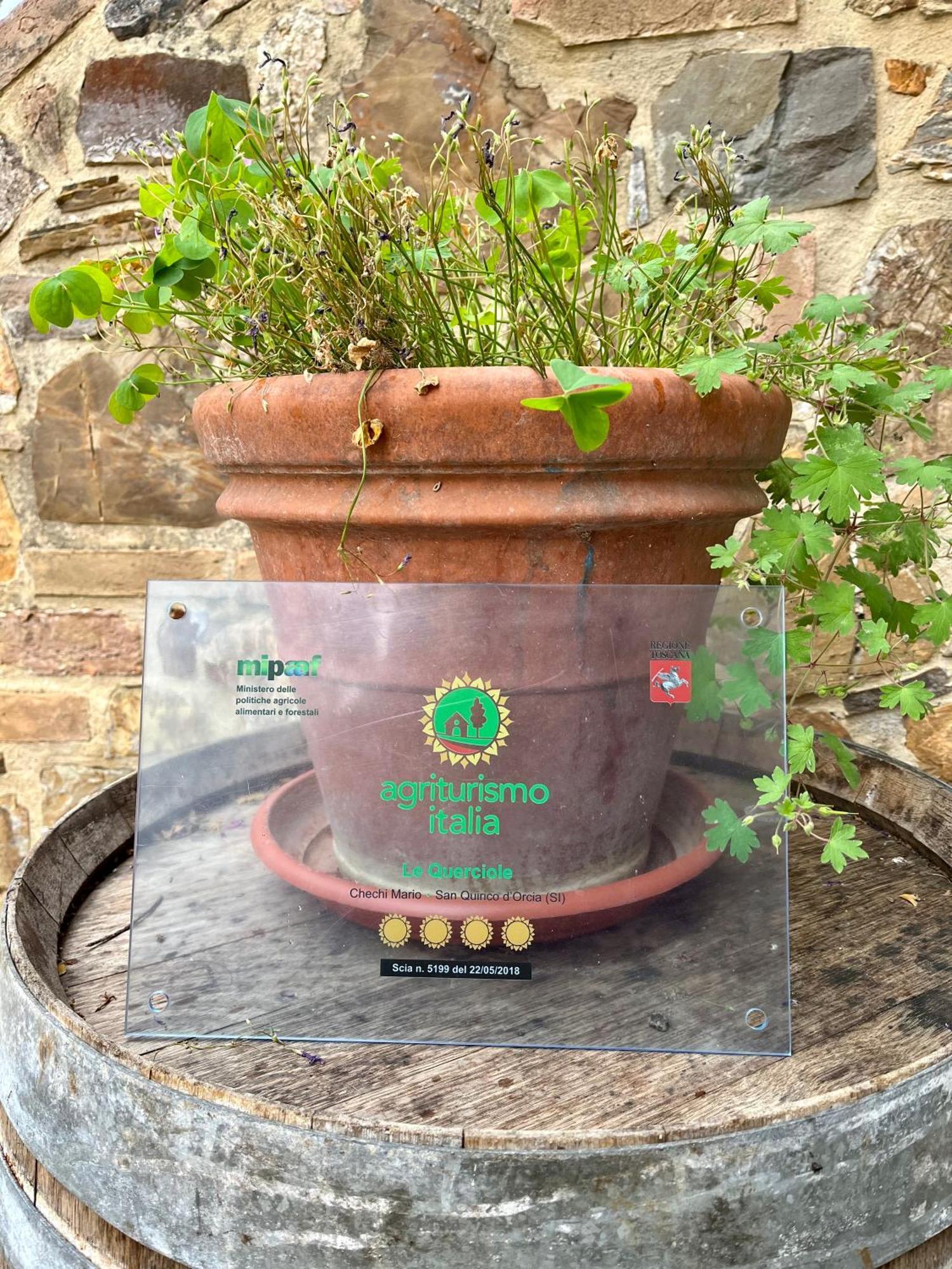 Agriturismo Le Querciole In Val D'Orcia Bagno Vignoni Exteriér fotografie